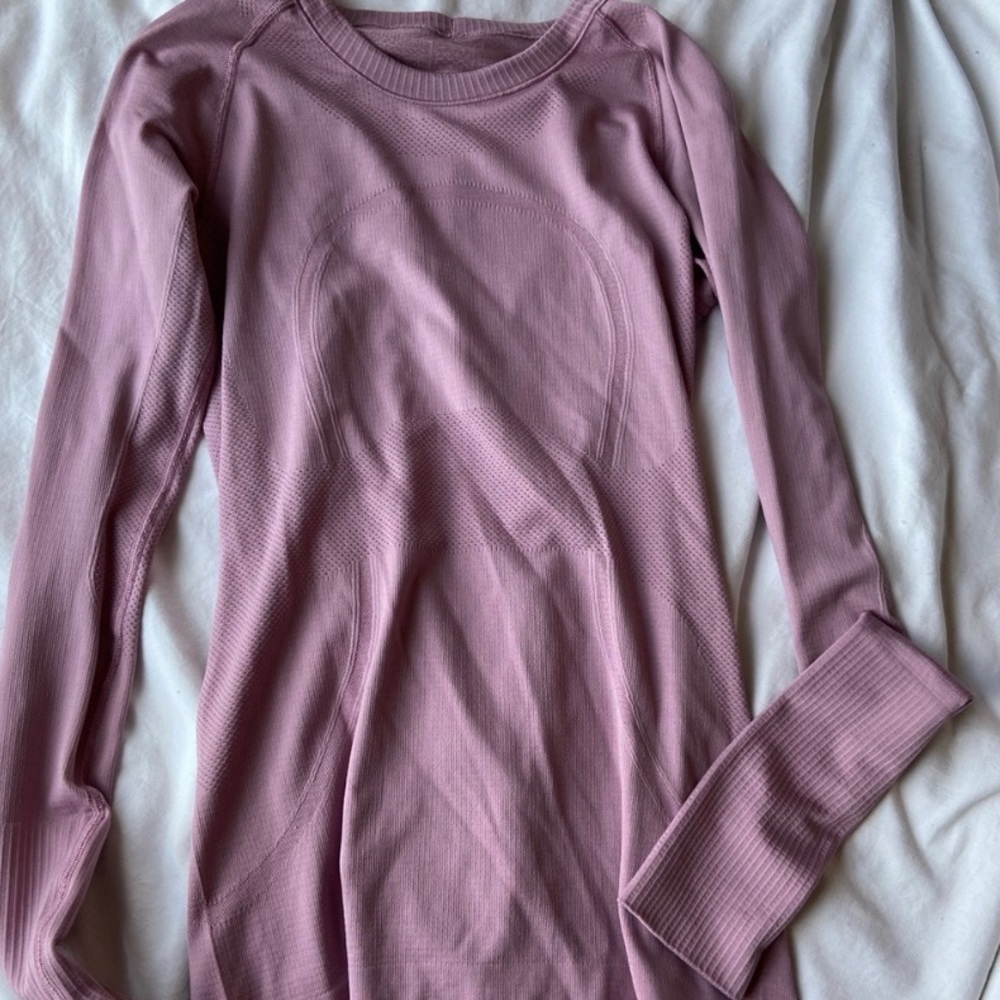 Lululemon Pink Swiftly Top